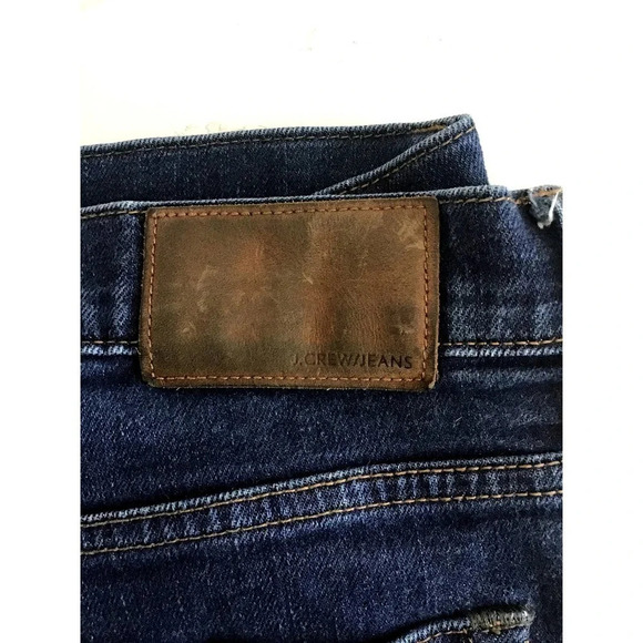 J.Crew Womens Size 34 770 Straight Dark Jean(FLAWS)CROTCH,POCKET - Picture 8 of 14
